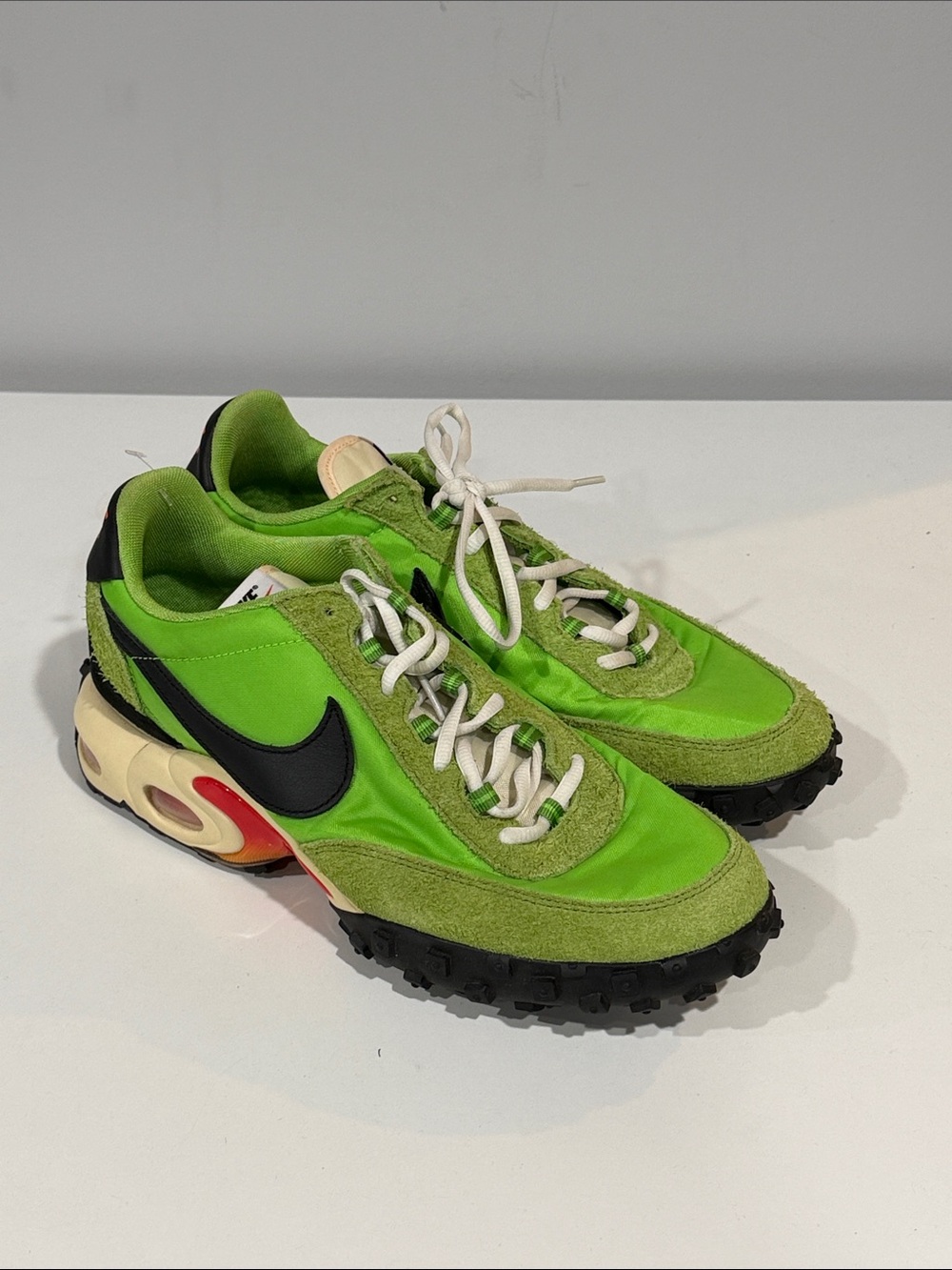 Nike Men’s Neon Green Trail Runner with Black Swoosh 11